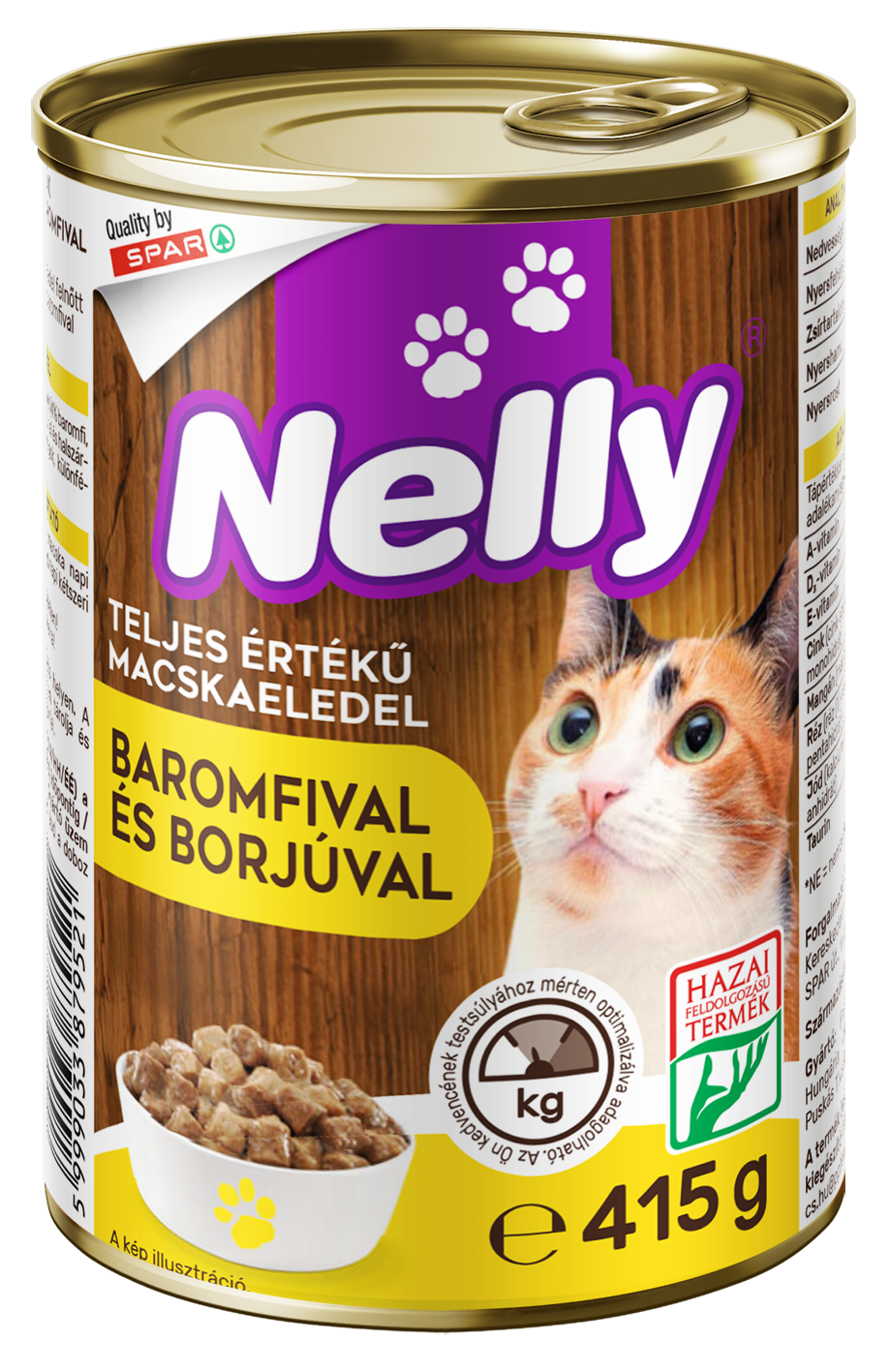 Nelly Macskakonzerv ASC lazac ízű 415g